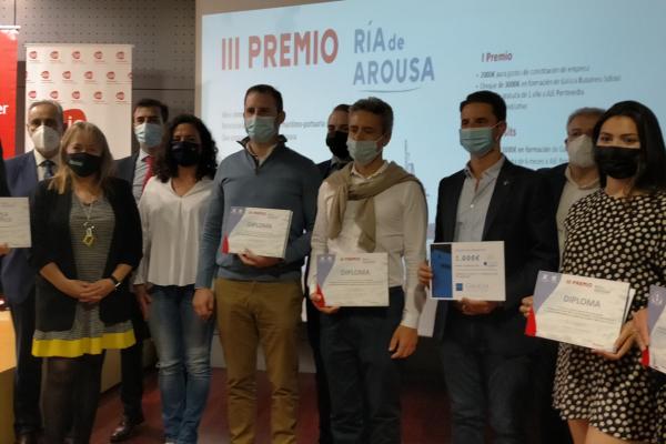 Foto de premiados, organización, patrocinadores y colaboradores