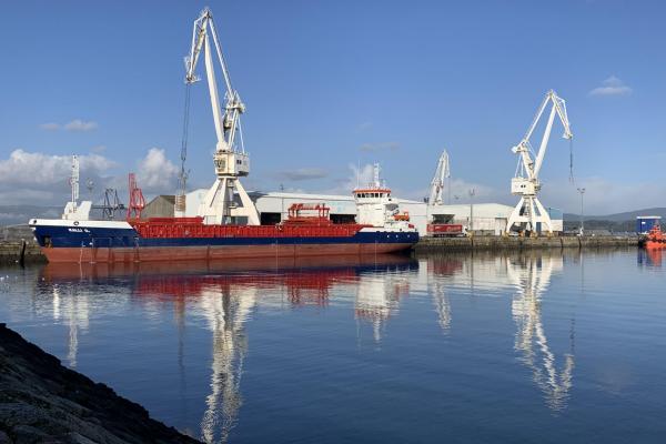 Operativas en el muelle Comercial 