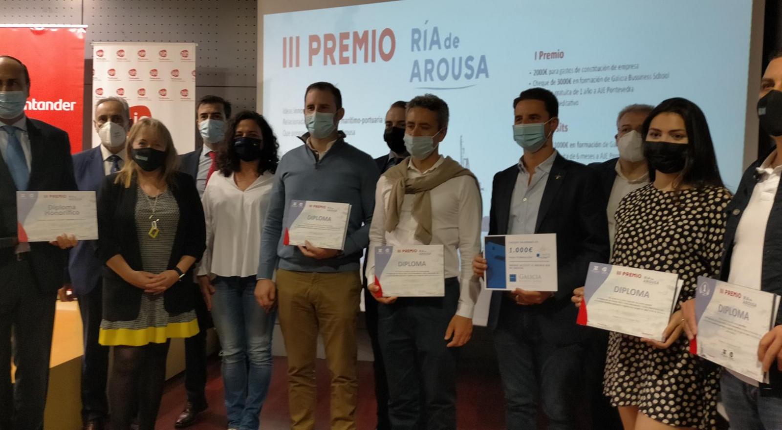 Foto de premiados, organización, patrocinadores y colaboradores